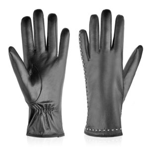 Rękawiczki damskie skórzane GLAMOUR Betlewski