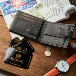 Portfel skórzany męski Betlewski ETPM-KZ-63