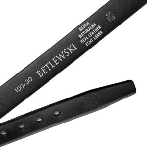 Pasek skórzany BOMBATO Betlewski LIC30-0-B