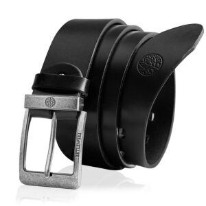 Pasek skórzany DENIM Betlewski LIC40-B1G-CZARNY