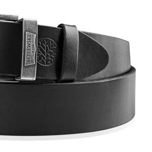 Pasek skórzany DENIM II Betlewski LIC40-B2G-CZARNY