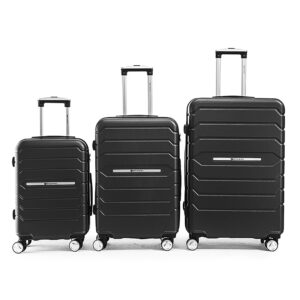 Zestaw walizek ECLIPSE ZESTAW BWA-16 3 CZARNY
