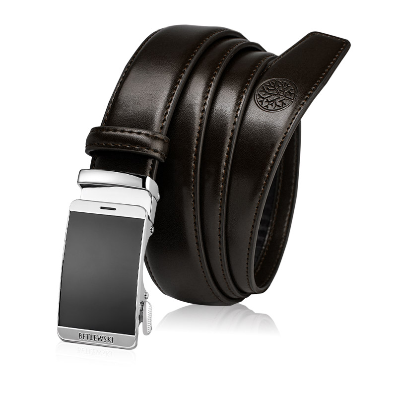 Skórzany pasek męski ELITE