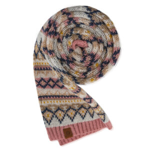 Szalik damski we wzory WINTER