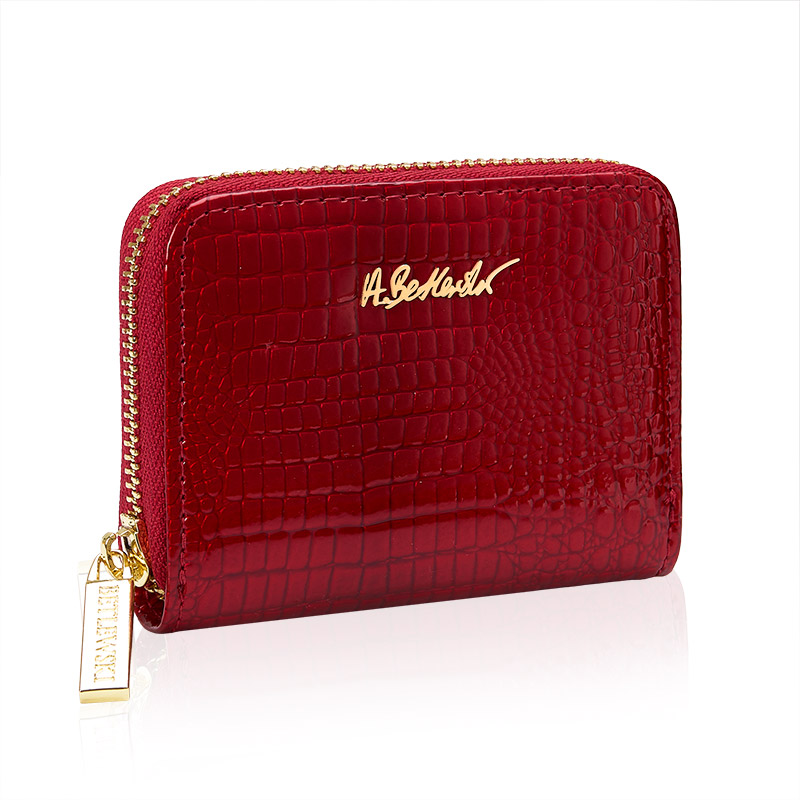 Mała portmonetka damska CROCO