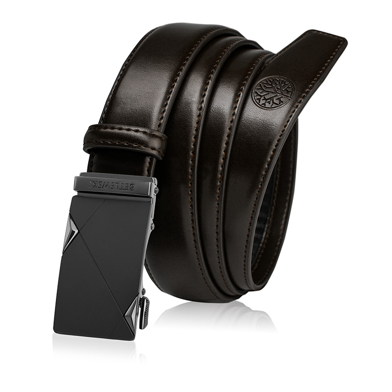 Brązowy automatyczny pasek męski ELITE BETLEWSKI®