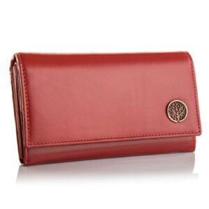 Portfel damski CLASSIC Betlewski BPD-BF-10 czerwony
