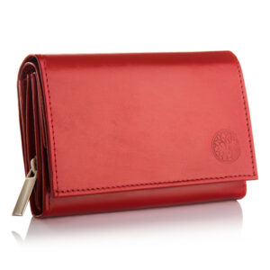 Portfel damski BASIC czerwony Betlewski BPD-DZ-11
