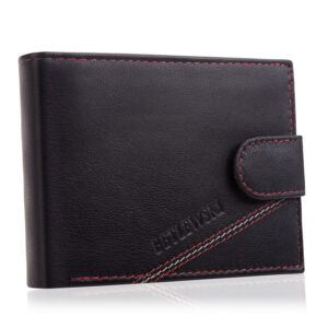 Portfel męski czarny Betlewski BPM-SZ-60 CZARNY