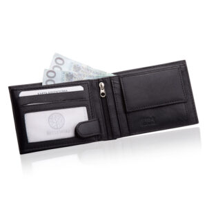 Portfel męski czarny Betlewski BPM-SZ-61 CZARNY