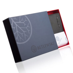 Portfel męski czarny Betlewski BPM-VTC-300 CZARNY